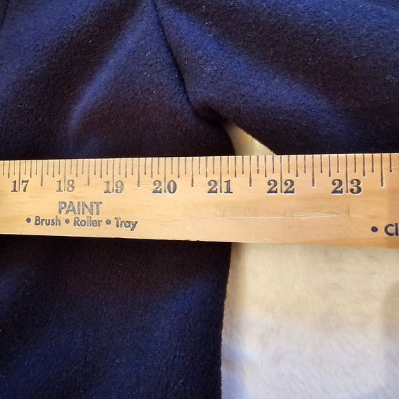 Vintage Authentic MacKintosh Vestcoat Wool Teal Blue Toggle Button Jacket Coat - Picture 6 of 11